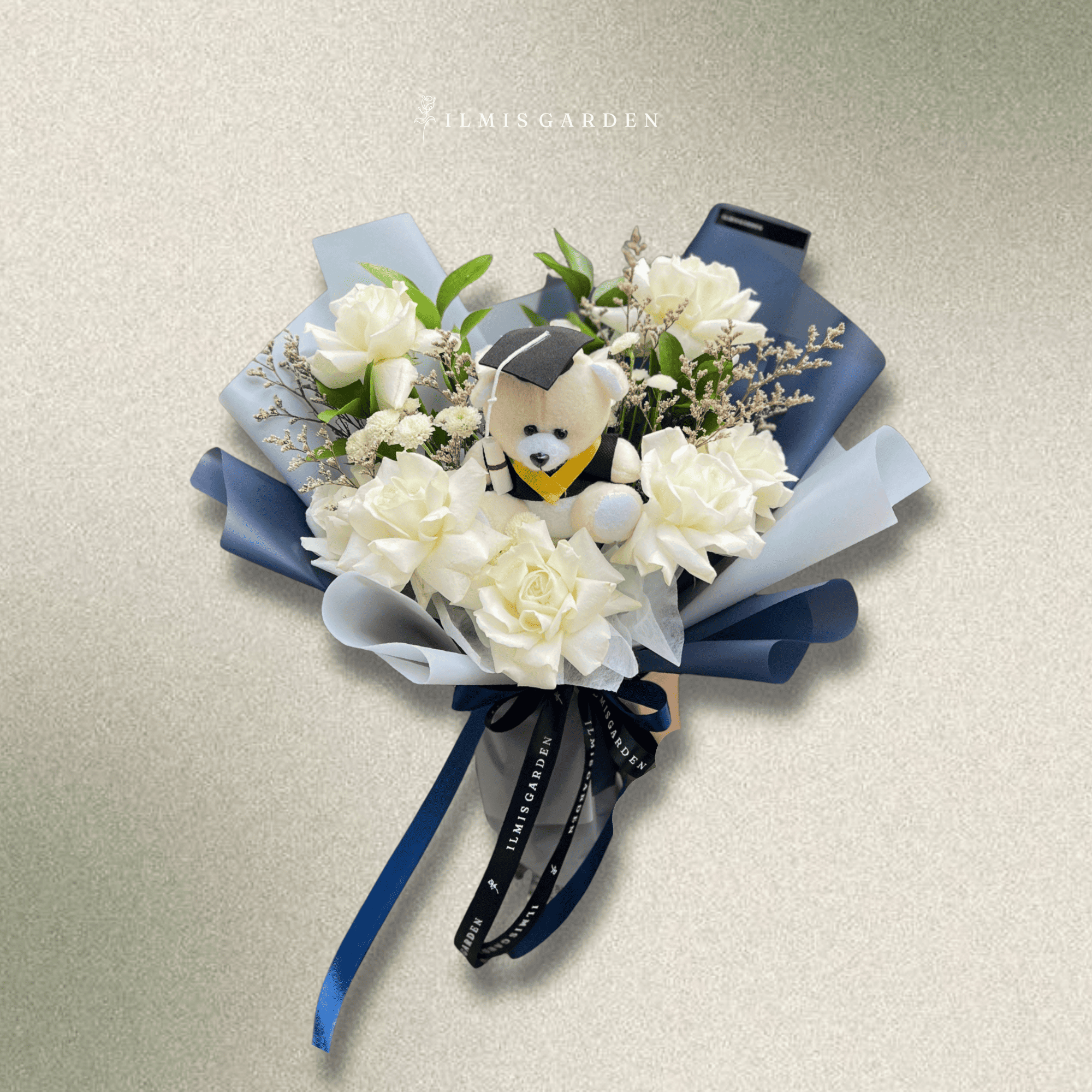 Small White Rose Bouquet