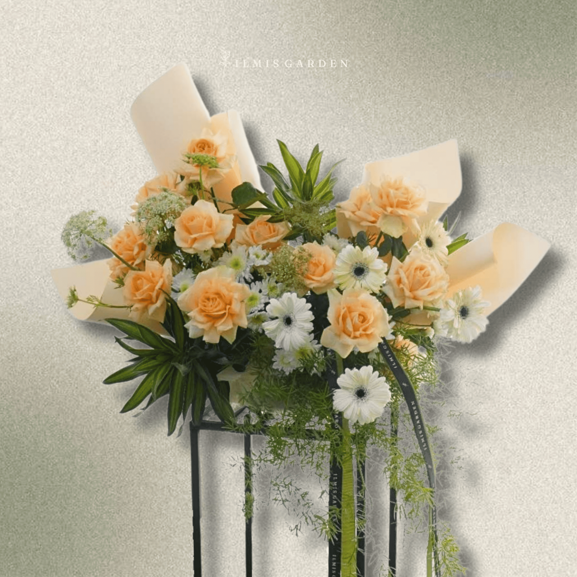 Standing Flower Peach Whisper